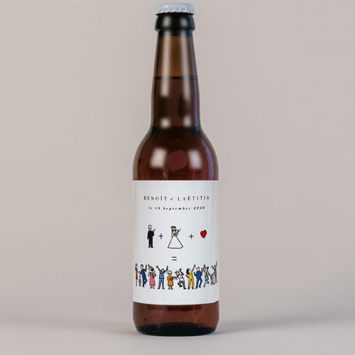 Bière de mariage Addition à personnaliser