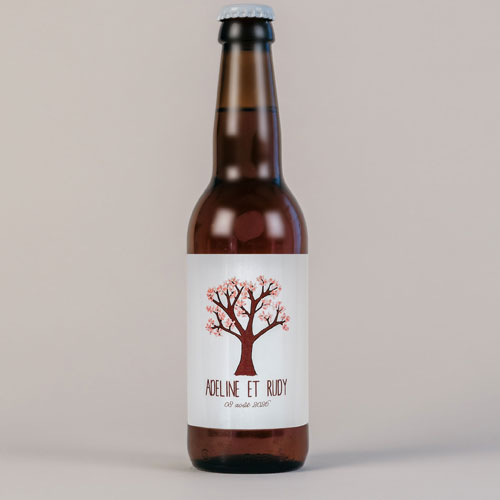 Bière de mariage Arbre à personnaliser
