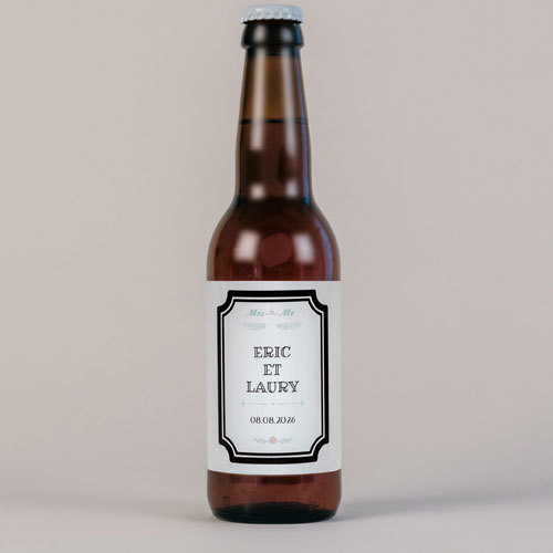Bière de mariage Ardoise à personnaliser