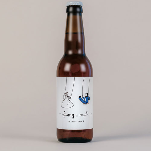 Bière de mariage Balançoires à personnaliser