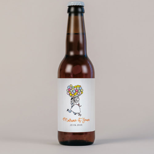 Bière de mariage Ballons à personnaliser