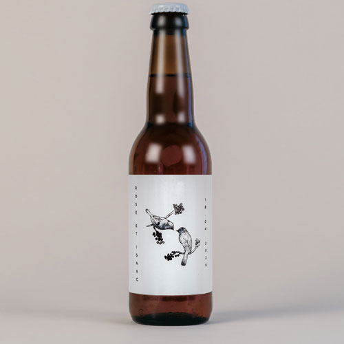 Bière de mariage Birds à personnaliser