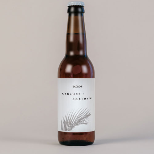Bière de mariage Branche à personnaliser