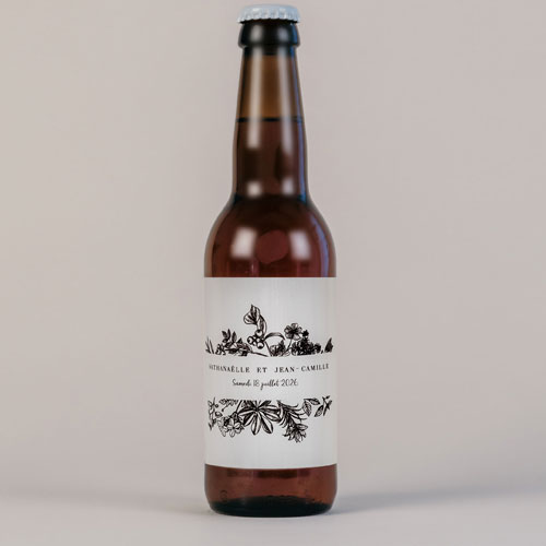 Bière de mariage Composition florale à personnaliser