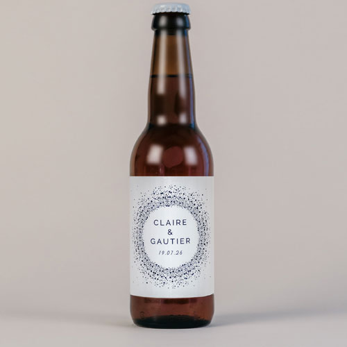 Bière de mariage Constellation à personnaliser
