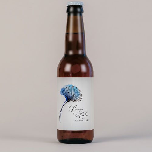 Bière de mariage Coquelicot à personnaliser