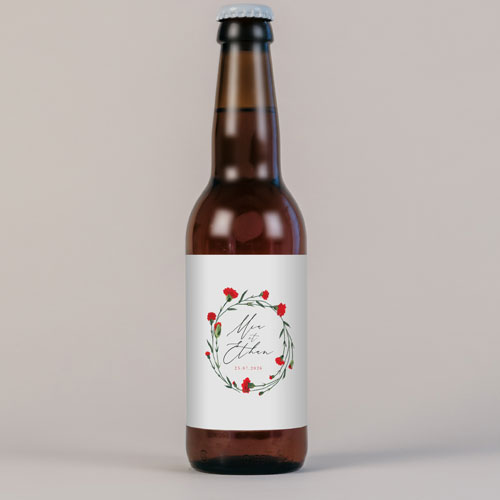 Bière de mariage Dellus à personnaliser