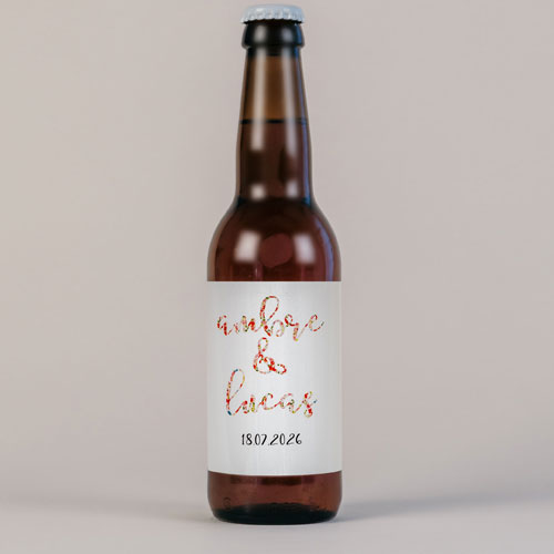 Bière de mariage Liberty à personnaliser
