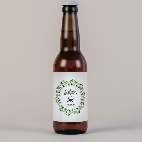 Bière de mariage Natural à personnaliser