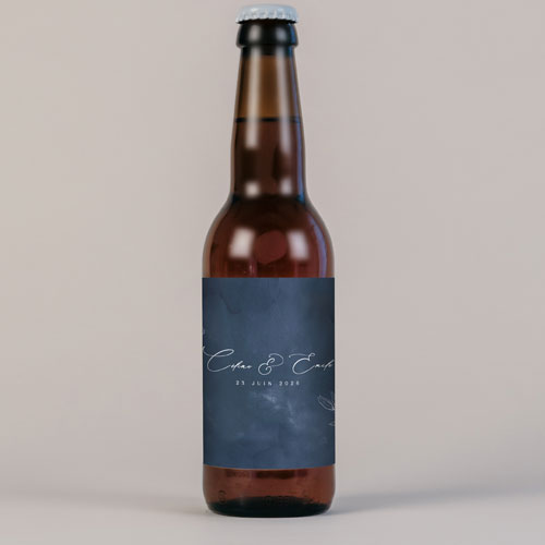 Bière de mariage Navy à personnaliser