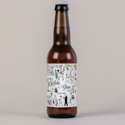 Bière de mariage Scène de mariage à personnaliser