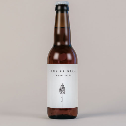 Bière de mariage Tall tree à personnaliser