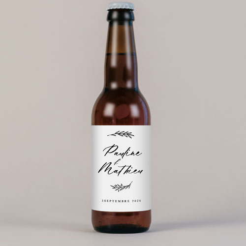 Bière de mariage Wild à personnaliser