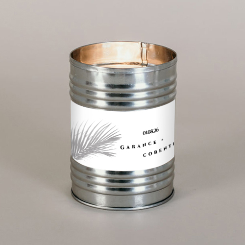 Bougie métal de mariage Branche à personnaliser