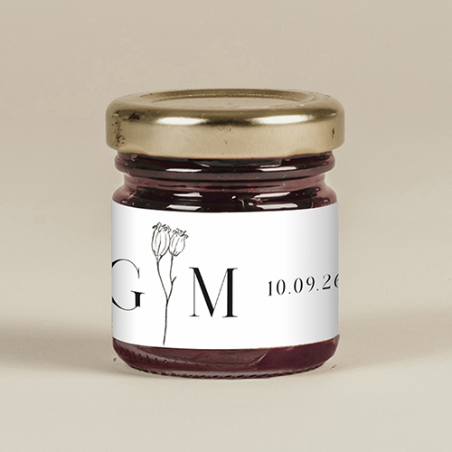 Confiture de mariage Austin à personnaliser