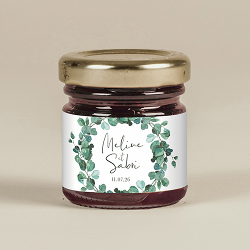 Confiture de mariage Ema à personnaliser