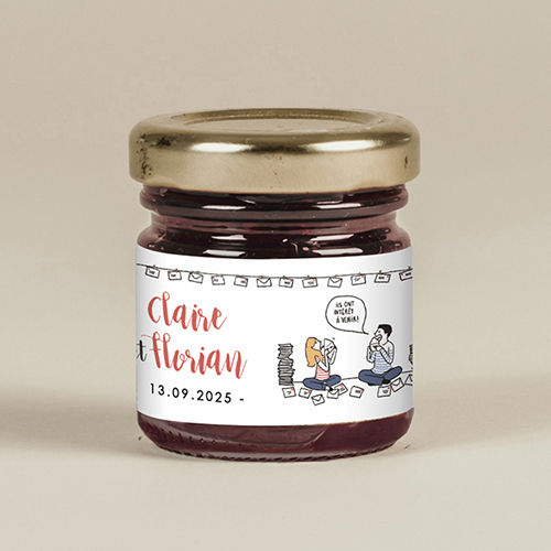 Confiture de mariage Invitations à personnaliser