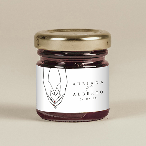 Confiture de mariage Lola à personnaliser