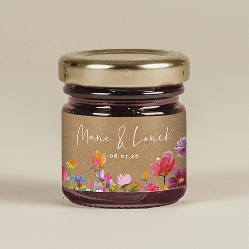 Confiture de mariage Stellaire à personnaliser