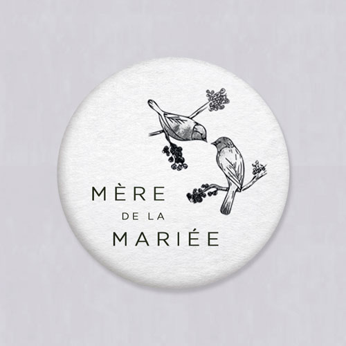 Décapsuleur de mariage Birds à personnaliser
