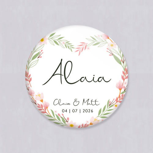 Décapsuleur de mariage Couronne coeur à personnaliser