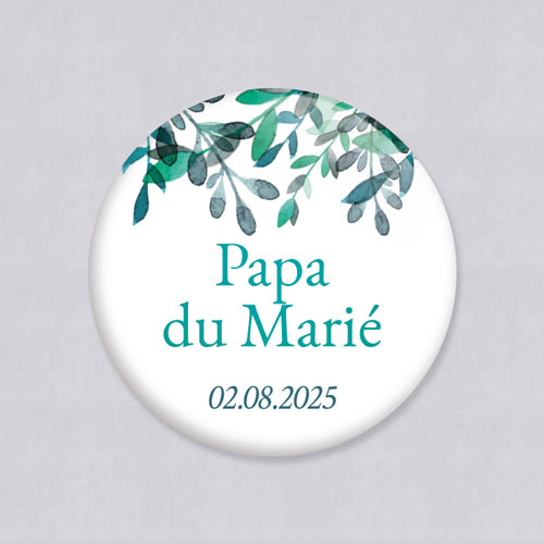 Décapsuleur de mariage Feuillage délicat à personnaliser