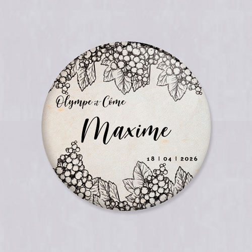 Décapsuleur de mariage Grappes à personnaliser