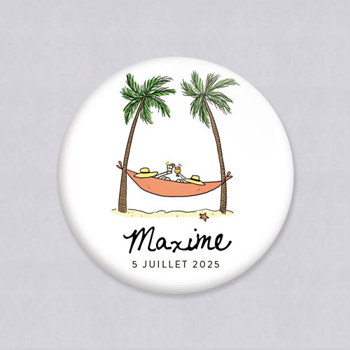 Décapsuleur de mariage Hamac à personnaliser