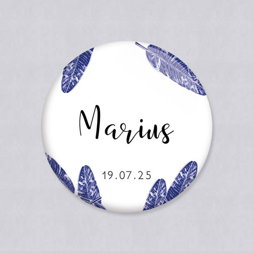 Décapsuleur de mariage Plumes à personnaliser