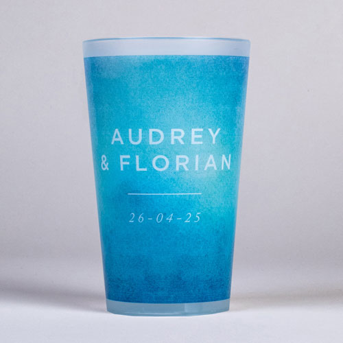 Gobelet de mariage Aquatique à personnaliser