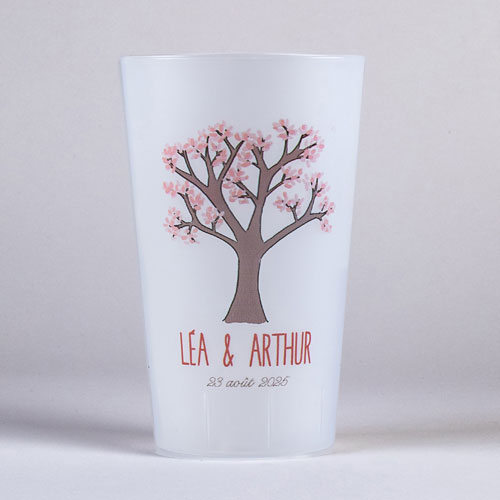 Gobelet de mariage Arbre à personnaliser