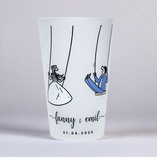 Gobelet de mariage Balançoires à personnaliser