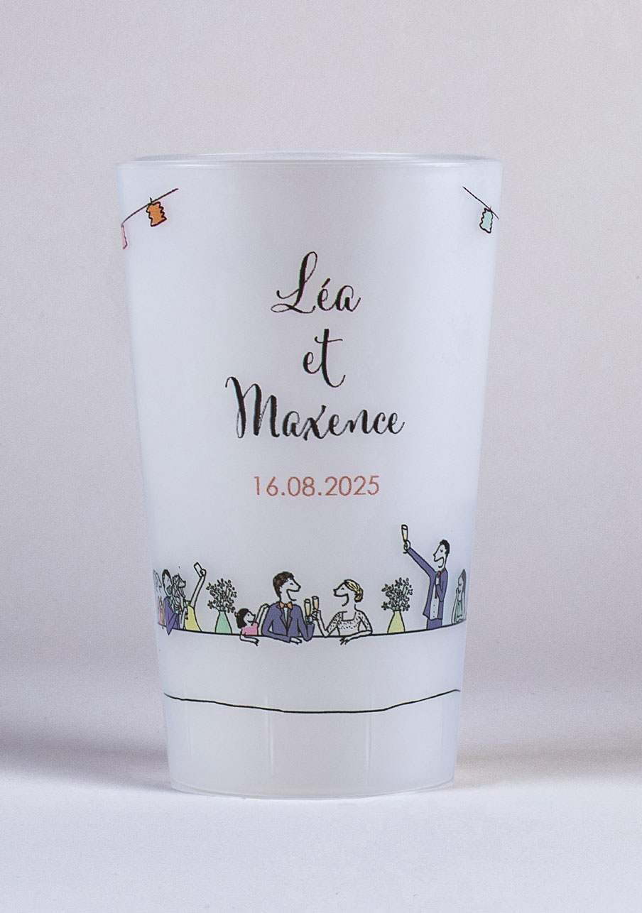 Gobelet mariage personnalisé - Ecocup Réutilisable