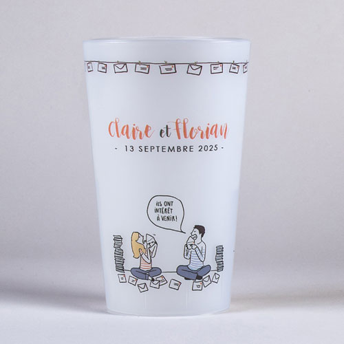 Gobelet de mariage Invitations à personnaliser