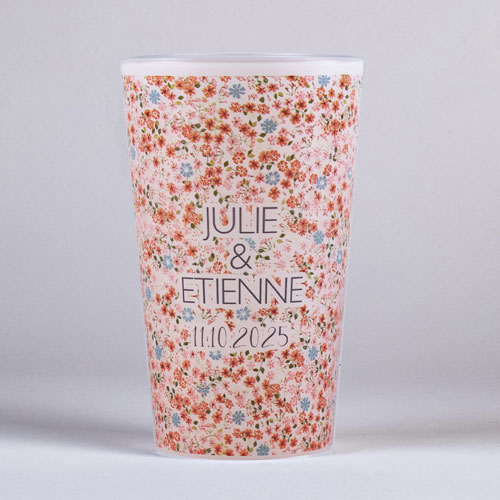 Gobelet de mariage Liberty à personnaliser