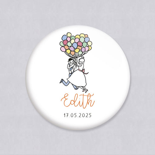 Magnet de mariage Ballons à personnaliser