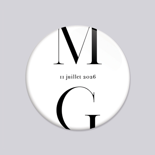 Magnet de mariage Milan à personnaliser