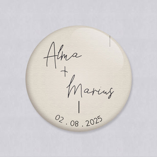 Magnet de mariage Warp à personnaliser