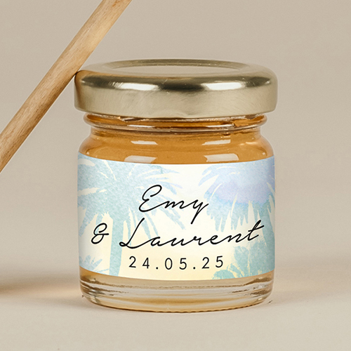 Miel de mariage Beach à personnaliser