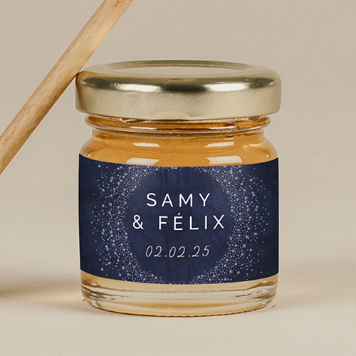 Miel de mariage Constellation à personnaliser