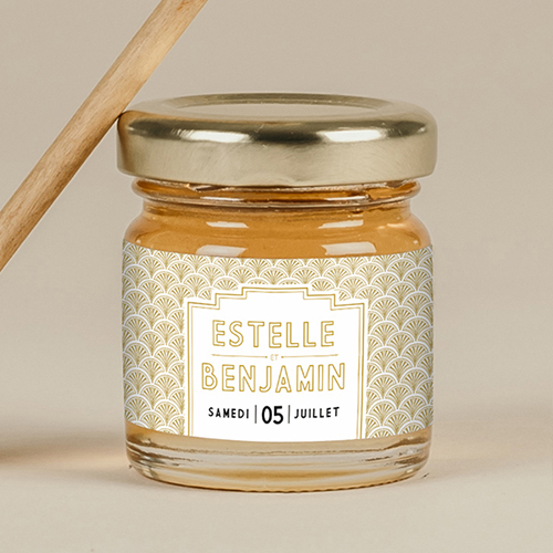Miel de mariage Gatsby à personnaliser