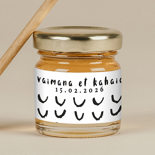 Miel de mariage Post-scriptum à personnaliser