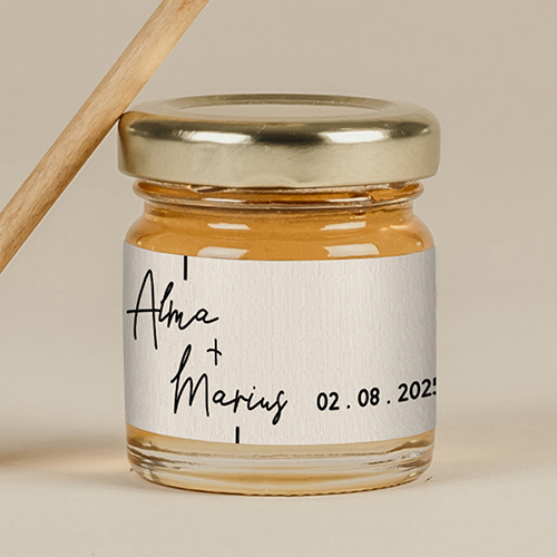 Miel de mariage Warp à personnaliser