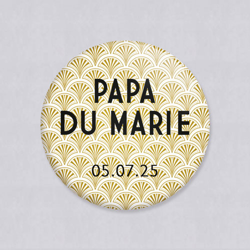 Miroir de mariage Gatsby à personnaliser