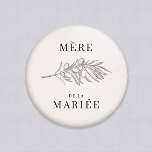 Miroir de mariage Olivier à personnaliser