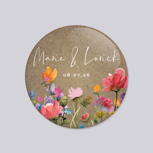Miroir de mariage Stellaire à personnaliser