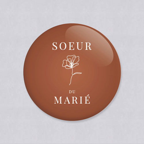 Miroir de mariage Terracotta à personnaliser