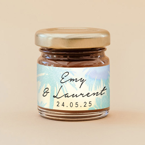 Pâte à tartiner de mariage Beach à personnaliser