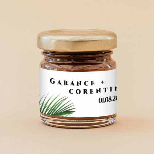 Pâte à tartiner de mariage Branche à personnaliser
