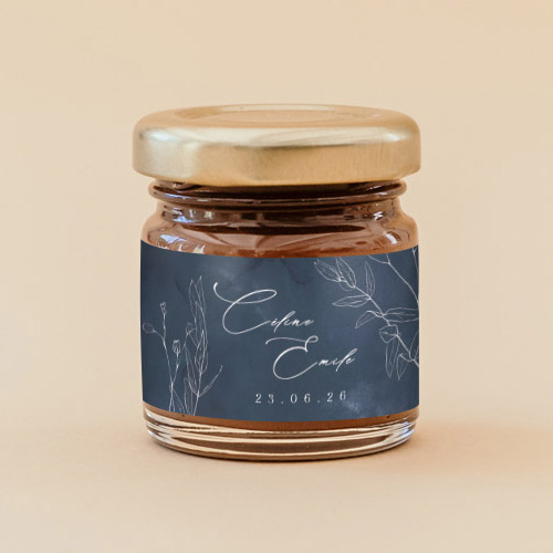 Pâte à tartiner de mariage Navy à personnaliser